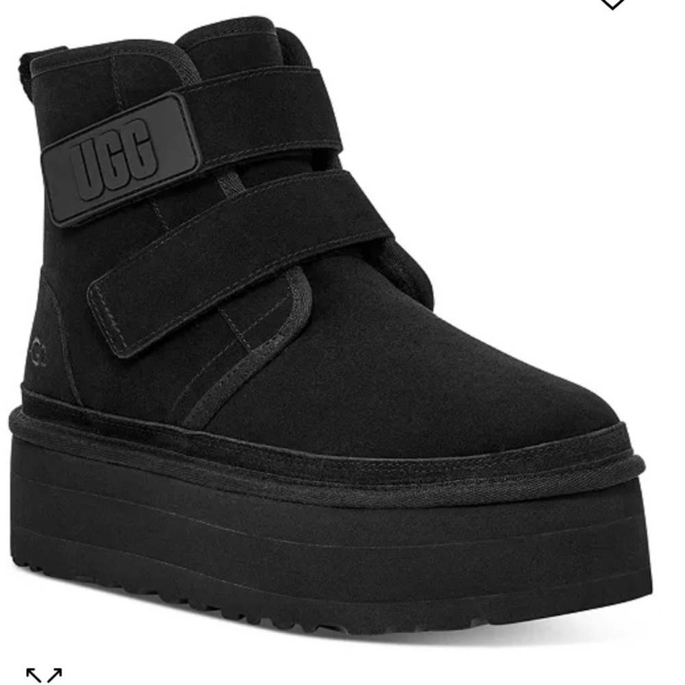 Brand New UGG Platform Strap booties. Never Worn